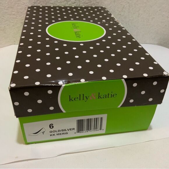 Kelly And Katie Gold/Silver KK Meris women’s size 6 - Picture 12 of 13